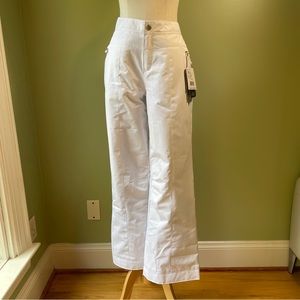 NWT! 👖 Obermeyer Women’s Brooke White Snow Boarding Ski Pants - Size 28